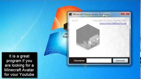 Minecraft Avatar Generator - A Quick and Easy Way to make a Minecraft Avatar!