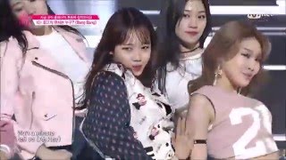 Produce 101 댄스 어벤져스 팀 | BANG BANG Without Reactions 160304