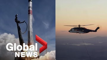 Rocket Lab catches falling rocket with helicopter in mid-air