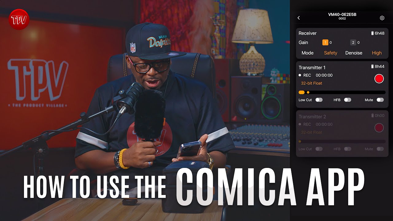 How To Use The Comica App - YouTube