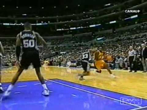 Kobe Bryant (2000): 18pts vs Spurs + famous facial dunk over Jackson