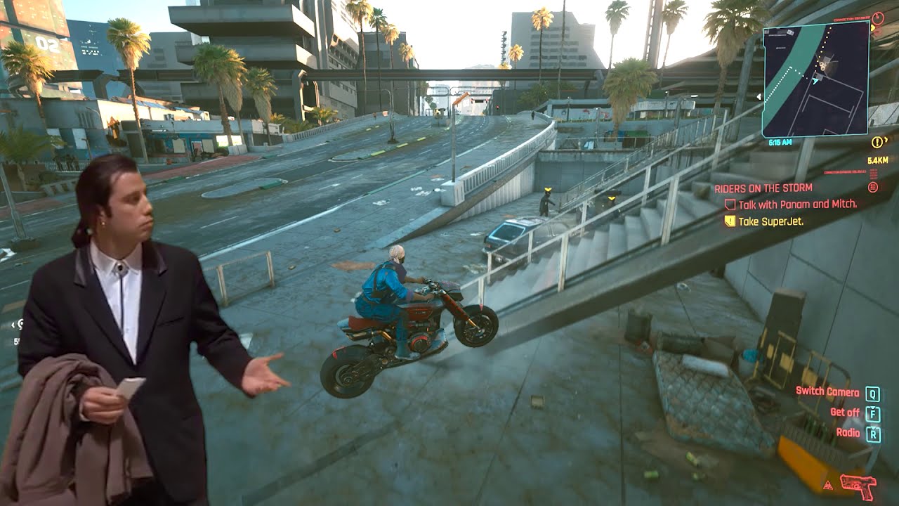 Cyberpunk 2077 Bugs Cybercyclebike and 33FPS