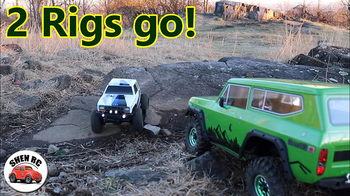 Associated CR12 & Redcat G8 V2 crawlers on the mountain trail