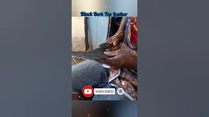 How to Cut Black Berk Top Leather #moreviews #diy #leathercraft #how #india #uk #ghana #bangladesh