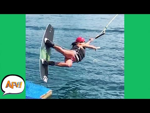 Say, "GOODBYE," to This Girl! 😂 | Funny Sports Fails | AFV 2021