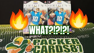 2020 Origins Football Hobby 2 Box Opening. UNBELIEVABLE!!