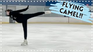 How To Do A Flying Camel!  Figure Skating Tutorial