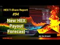 HEX T-Share Report 94, Payout Per T-Share Forecast