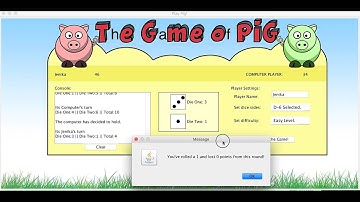 java coding - Pig Game