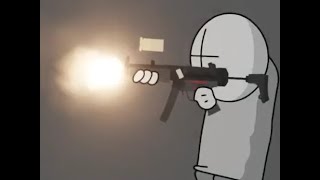 madness combat + volumetric muzzle flash (blender 3.5)