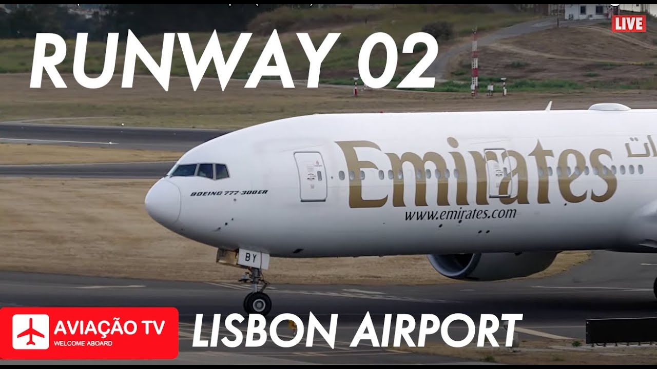 🔴 LIVE Aeroporto de Lisboa / Lisbon Airport (LIS/LPPT) YouTube