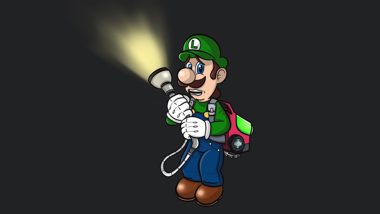 How to Draw Luigi from Luigi's Mansion 3 - Procreate Timelapse on iPad ...