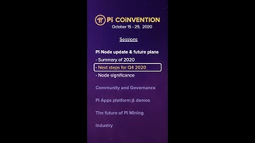 (1.3) Pi Node Next Steps - Pi COiNVENTION 2020