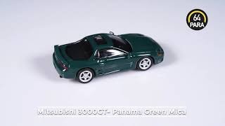 Para64 164 Diecast Model Mitsubishi Gto 3000Gt - Panama Green Mica