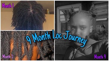 9 Months Visual Loc Journey | 4c hair | Two-strand twist locs | 2023
