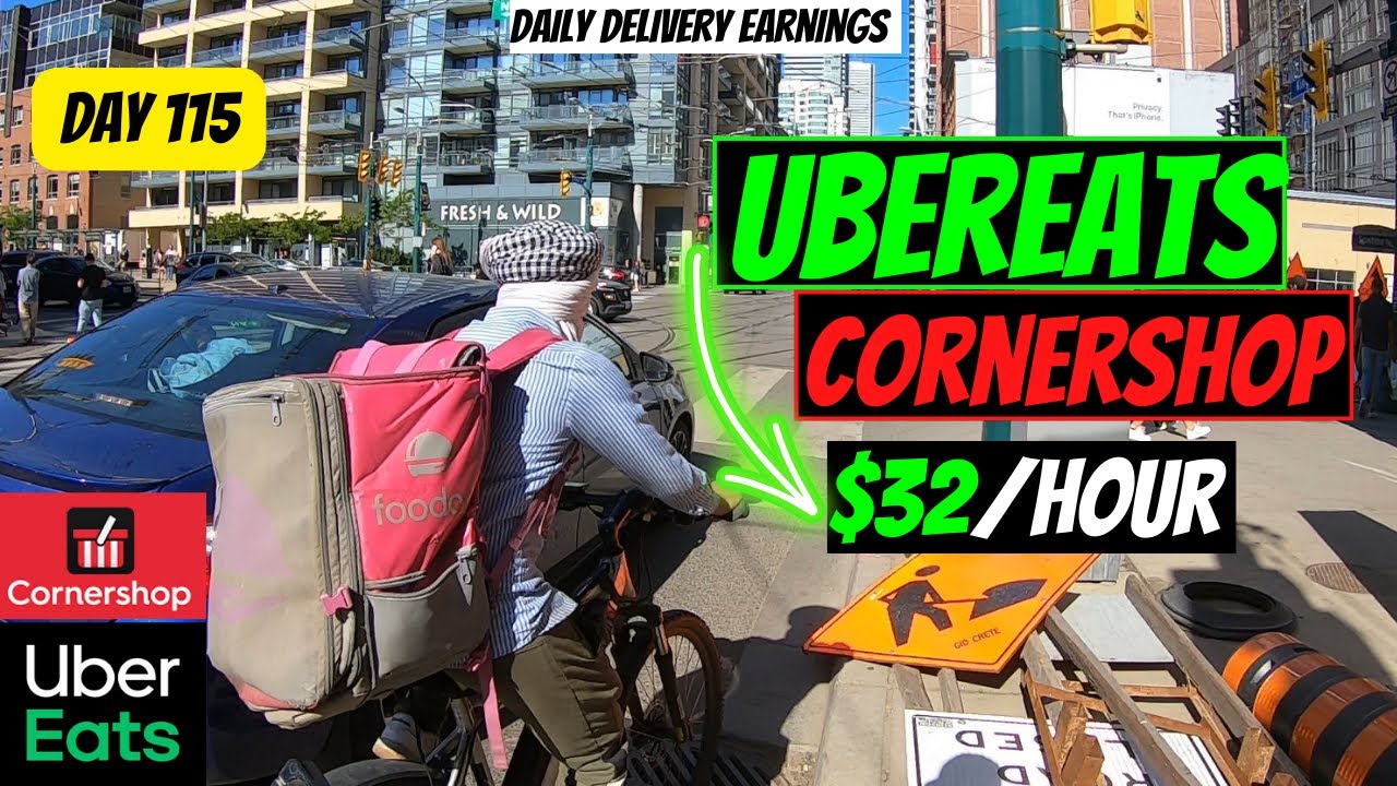 UberEats & Saturday Delivery 32/hour Earnings Toronto