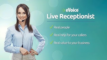 Get a Live Receptionist with eVoice