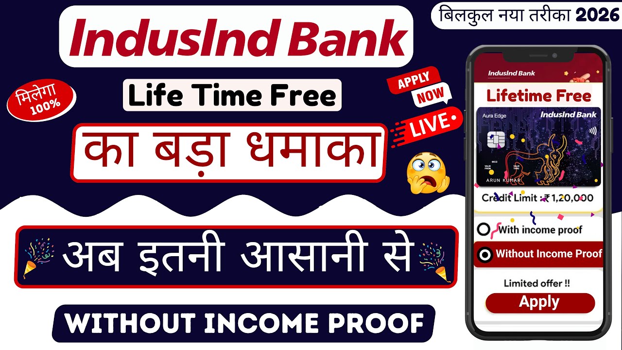 Indusind Bank Credit Card Apply Online | How To Apply Indusind Bank Credit Card | Indusind Bank Card