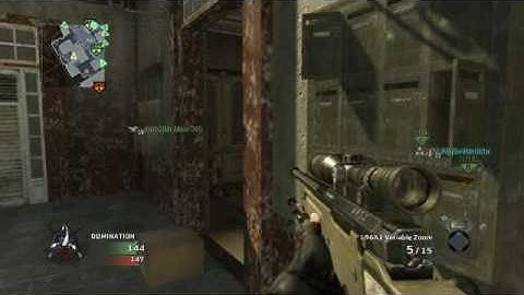 Black Ops: Insane 2 for 1 Snipe and 360 tomahawk kills