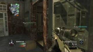 Black Ops: Insane 2 for 1 Snipe and 360 tomahawk kills