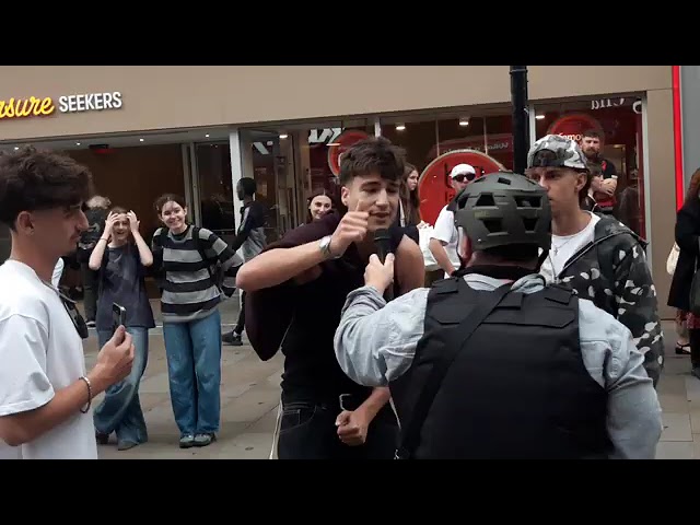 The Big Transgender debate: Street preacher v nice young man