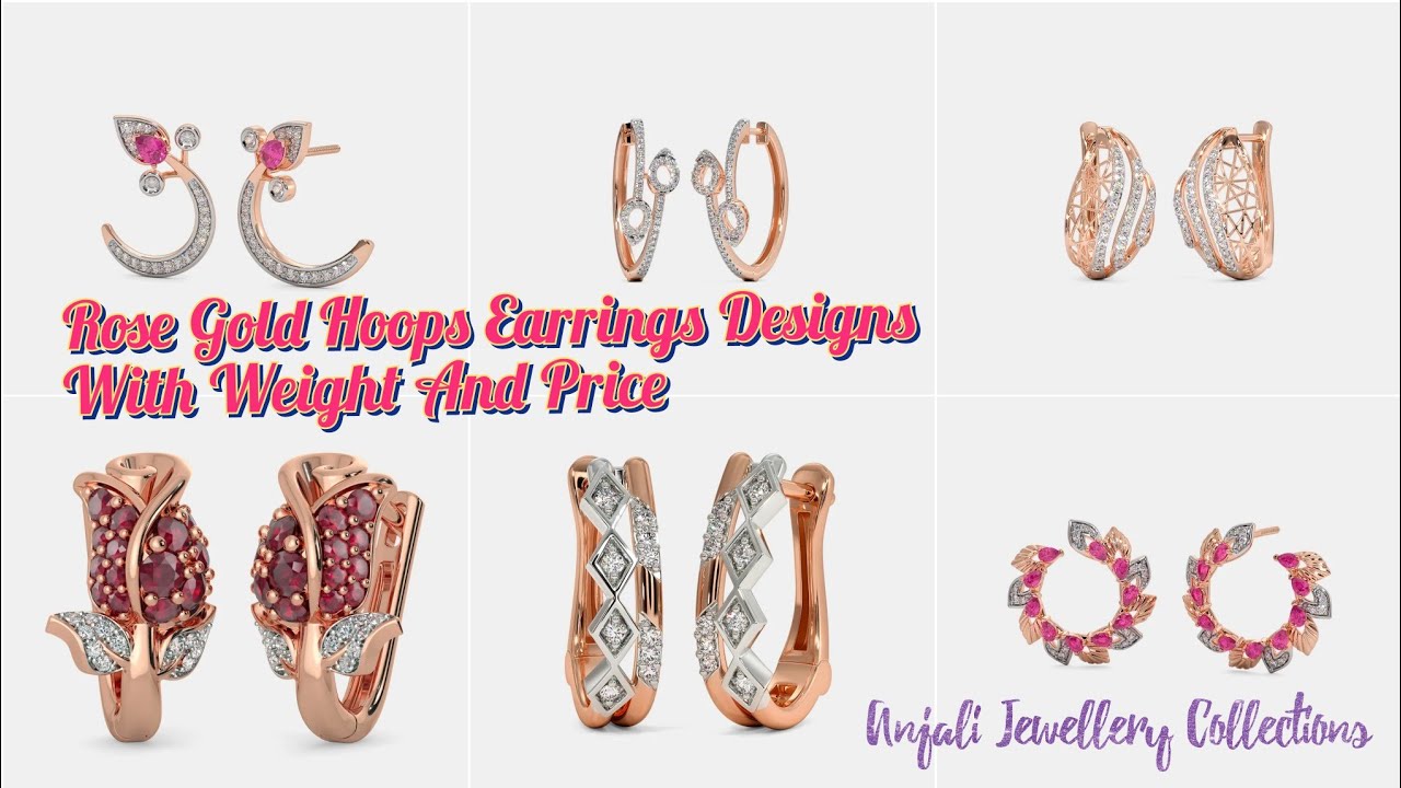 Anjali Jewellers Gold Earrings Clipart (#5320952) - PikPng