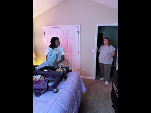 Bethany sees Brooke packing clothes and tries to stop her from staying with her Mom this weekend