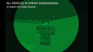 All Vehicles In Syrian Shenanigans Ranked By Size - Roblox