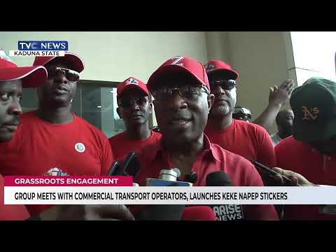 Group Launches Keke NAPEP Stickers For Transport Operators In Kaduna