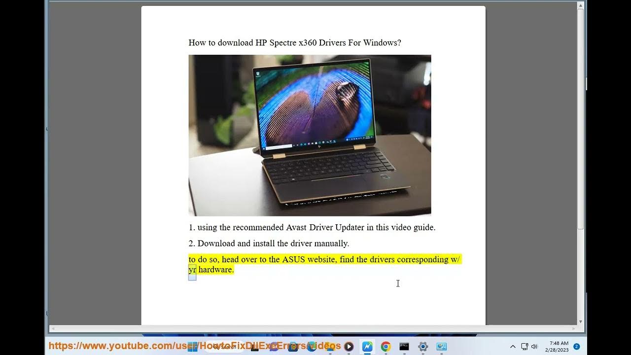 Download HP Spectre x360 Drivers For Windows YouTube