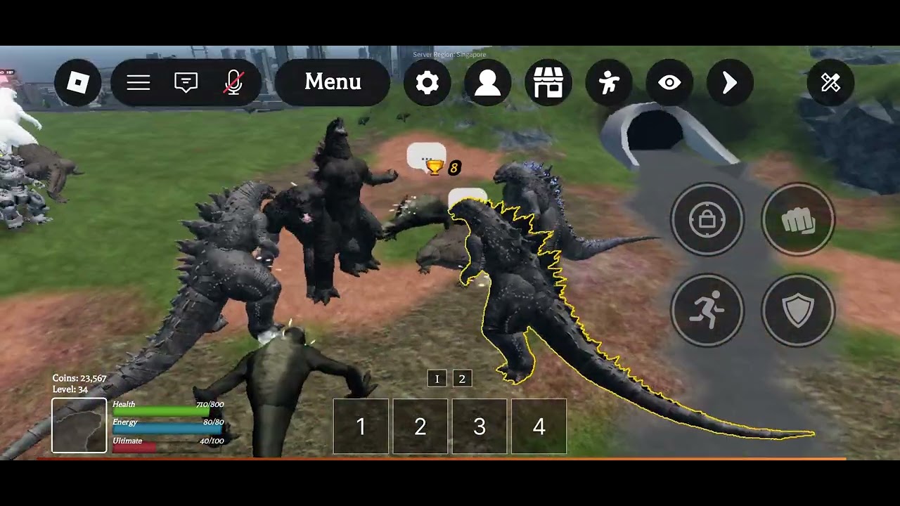 I SAW A DEV AS EVOLVED GODZILLA IN KAIJU MULTIVERSE!! | Roblox Kaiju Multiverse