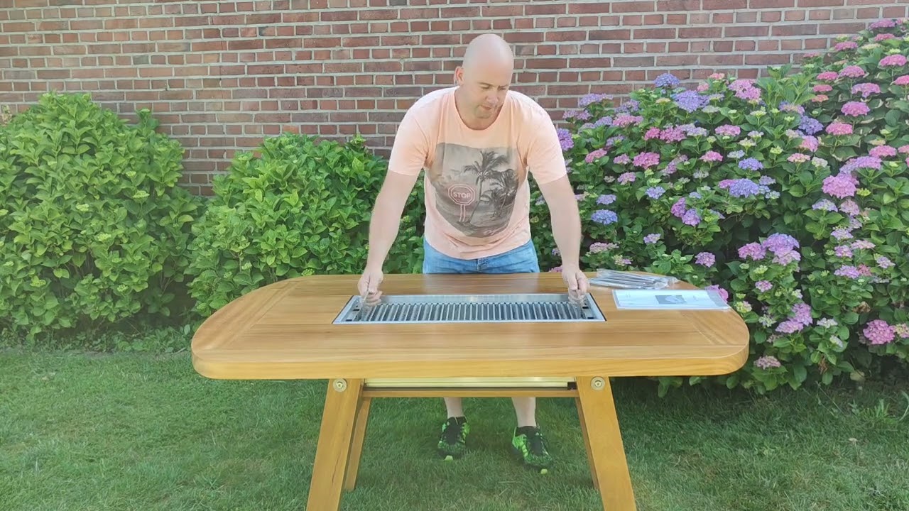 Kurzbeschreibung vom Bossmann-Grilltisch. Absolut rauchfrei grillen. www.bossmann-grill.de