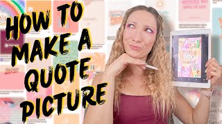 HOW TO MAKE A QUOTE PICTURE | OVER APP EDITING TUTORIAL screenshot 4