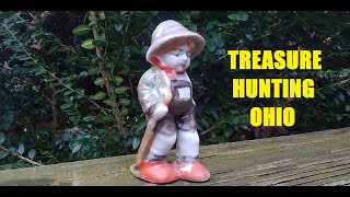 Treasure Hunting Ohio - Dump Digging - Toy Marbles - Old Bottles - History Channel - Antiques