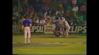 Eagles vs Magpies 1989 Night Baseball