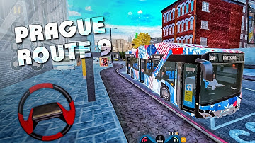Bus Simulator 2023 | Prague Route 9 | Best bus Gameplay Walkthrough ( Android/IOS ) #bussimulator
