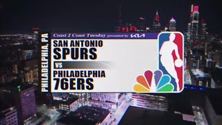 NBA on NBC Intro 2026 (SAS @ PHI Throwback Edition) [04-MAR-26]