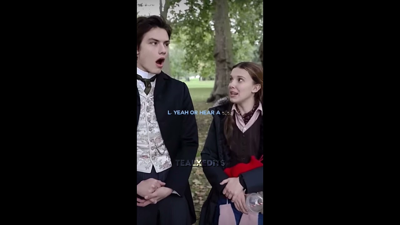 Oh My Gosh Millie Bobby Brown And Louis Partridge Behind The Scenes Of Enola Holmes 2 Blowthisup