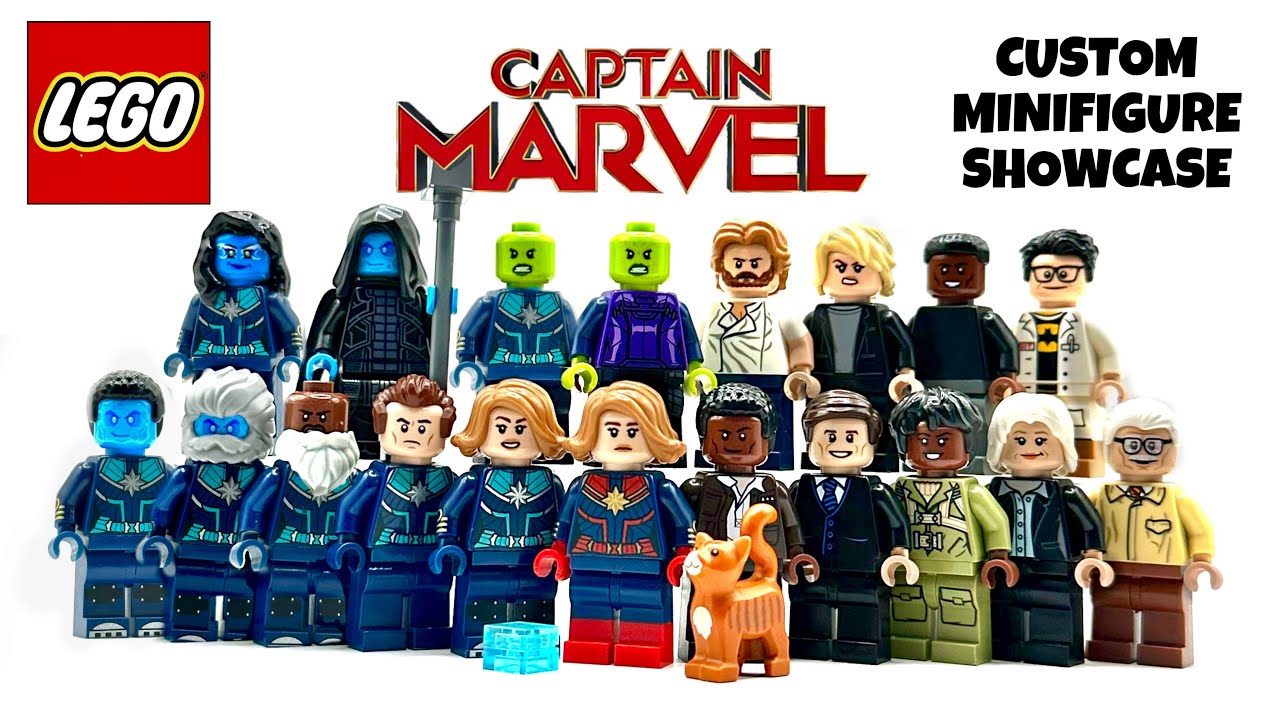 LEGO CAPTAIN MARVEL | Custom Minifigure Showcase!