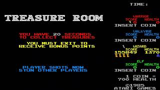 Gauntlet Arcade Original Game Playthrough Levels 16-20