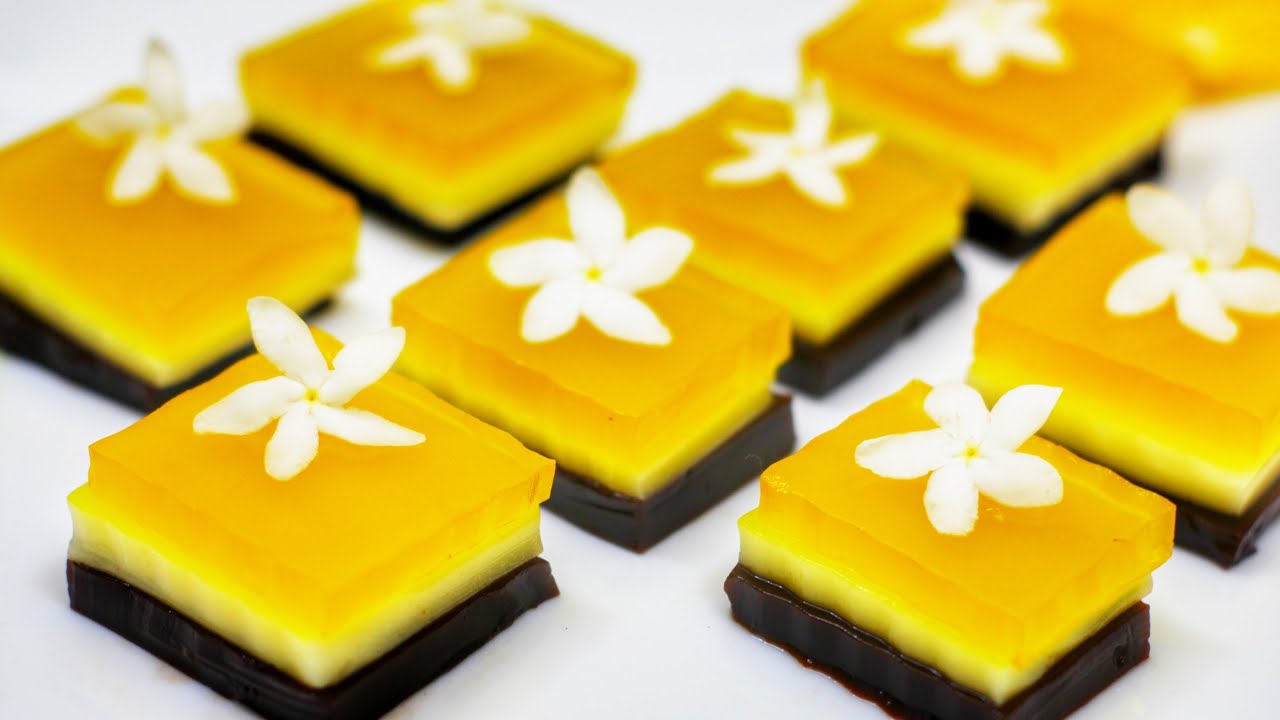 3 Layered Jelly Cake / 3 Color Jelly Cake / Delicious Jelly Recipe By