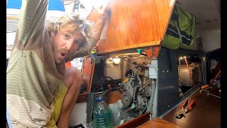 Finally fixing the engine of the boat  - Ep87 - The Sailing Frenchman