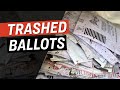 Filled-Out Ballots Found TRASHED Inside a Ravine in Mountains of San Jose