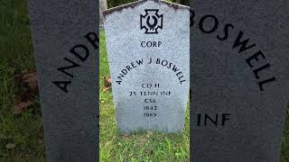 Thomas M. Boswell ( CO-H    25th TENN. INF C.S.A     1840-May 13th, 1862 )#findagrave#shorts#short
