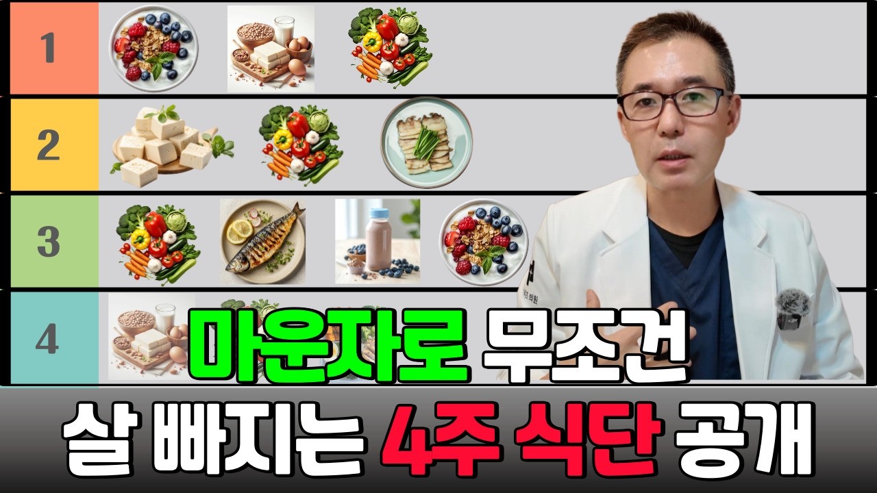 마운자로 맞을 때 4주 식단 가이드 공개, 이렇게 만하면 살이 쭉쭉