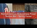 Review Zenooze BOA Fitness Power Twister Bar - Spring Forearm Blaster Bar &amp; Chest Exerciser for Men