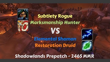 Subtlety Rogue Shadowlands Prepatch - A nicely played game