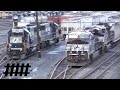 Sunrise in Altoona: 1 Hour Long Video of Norfolk Southern Trains Near Rose Yard & Altoona Station