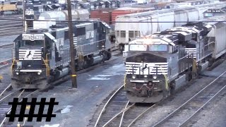 Sunrise in Altoona: 1 Hour Long Video of Norfolk Southern Trains Near Rose Yard & Altoona Station