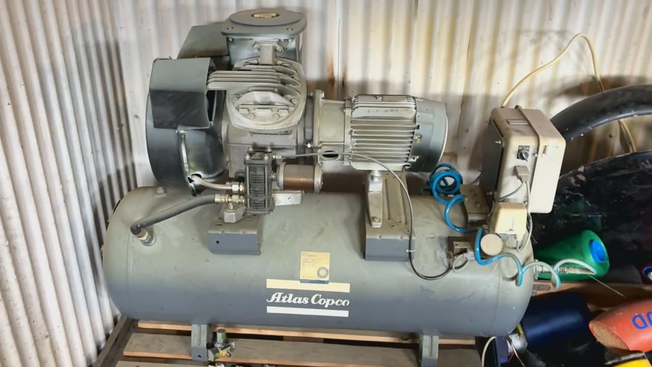 Kolvkompressor & lufttork  Atlas Copco LF7 & FD7